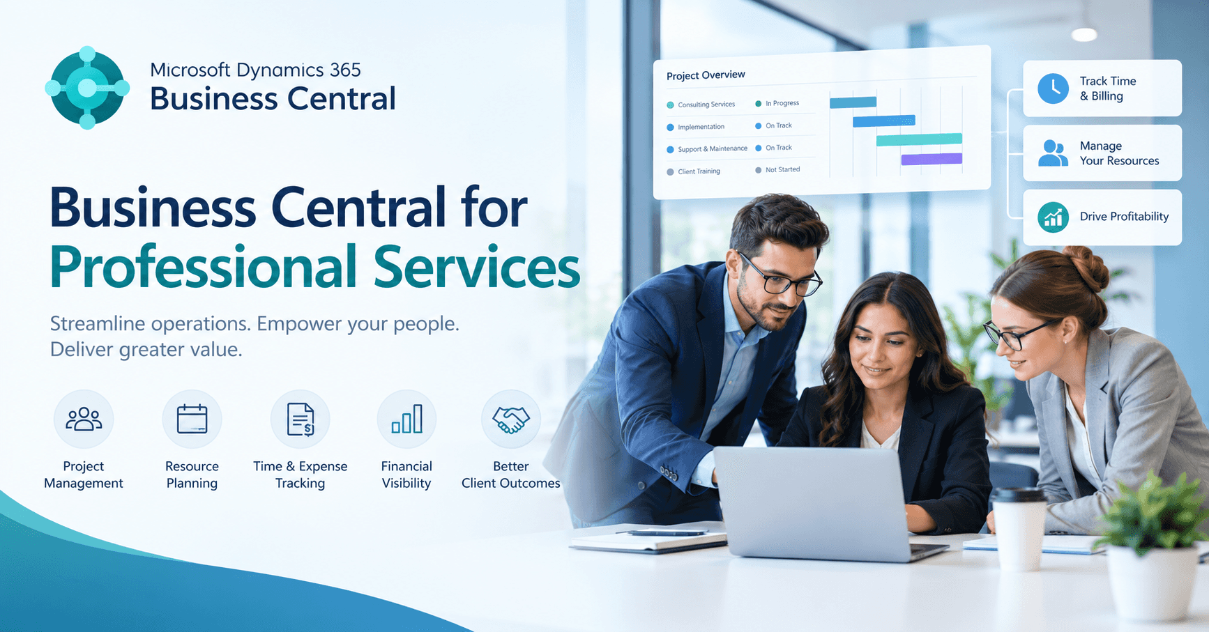 Business Central for Professional Services: Project, Resource and Financial Management