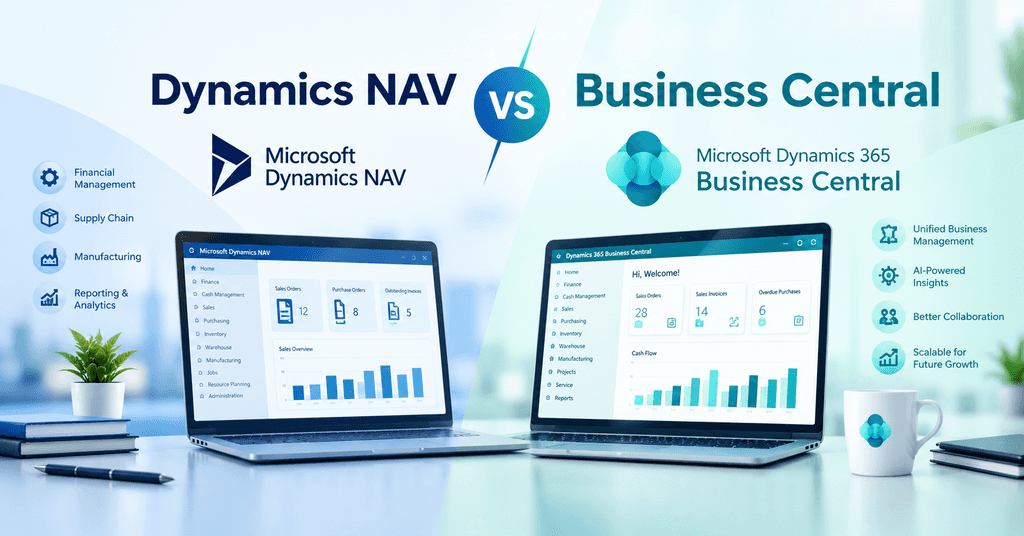 Dynamics NAV vs Business Central: Key Differences