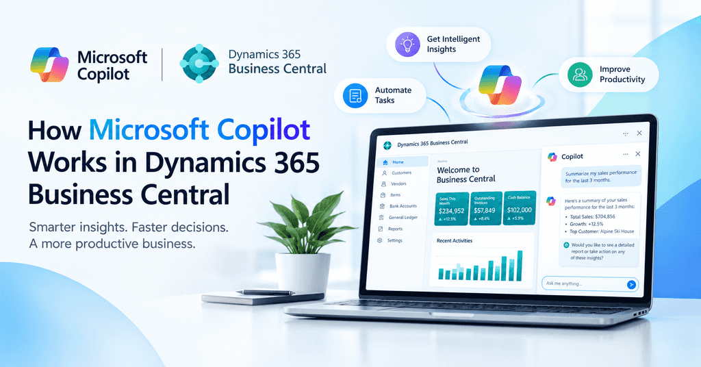 How Microsoft Copilot Works in Dynamics 365 Business Central